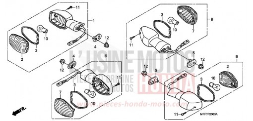 CLIGNOTANT XL700VAB de 2011